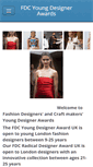 Mobile Screenshot of fdc-youngdesignerawards.com